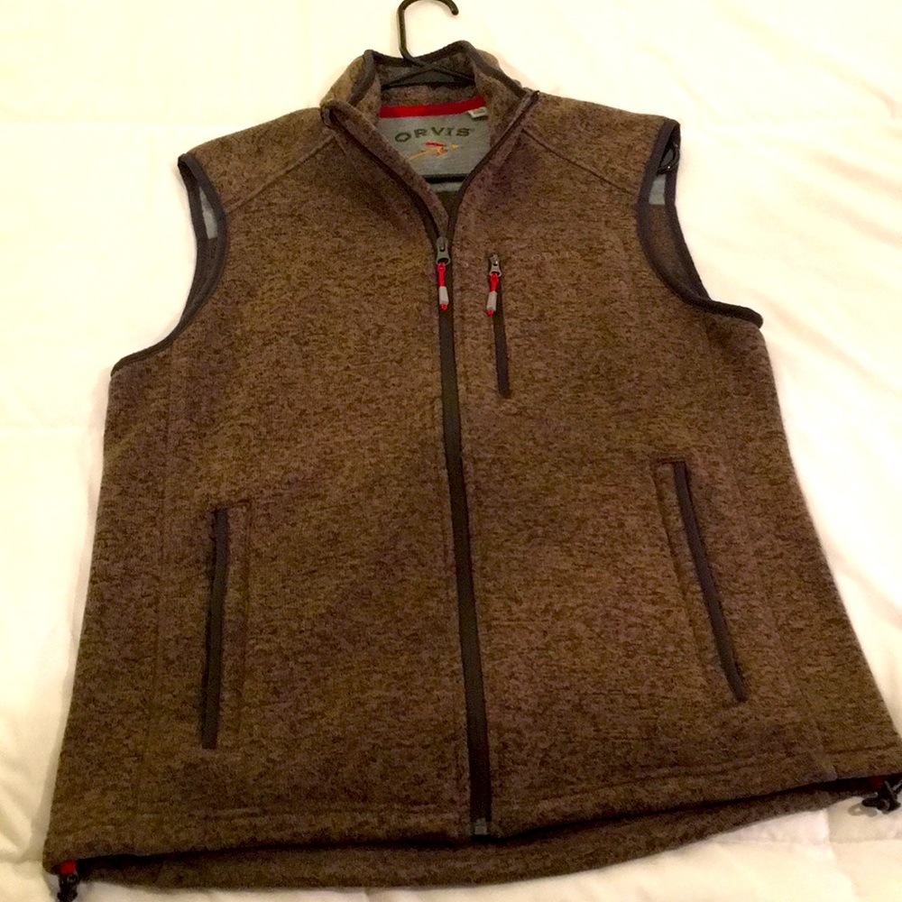 Mens Orvis Vest - Brown